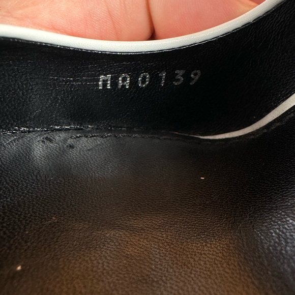Louis Vuitton Leather White Black Heels Pumps Size 37 - Picture 11 of 11